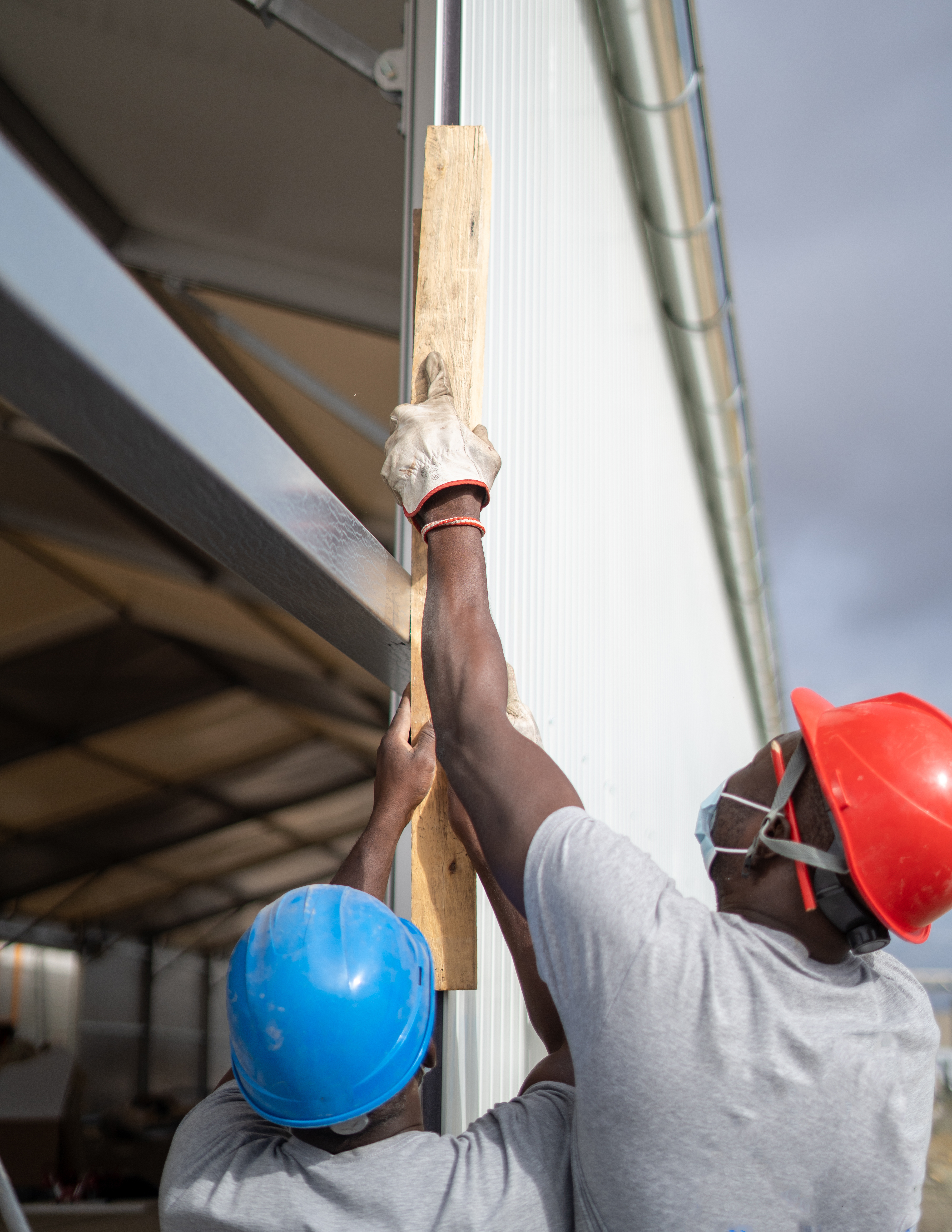 Notre équipe en chantier